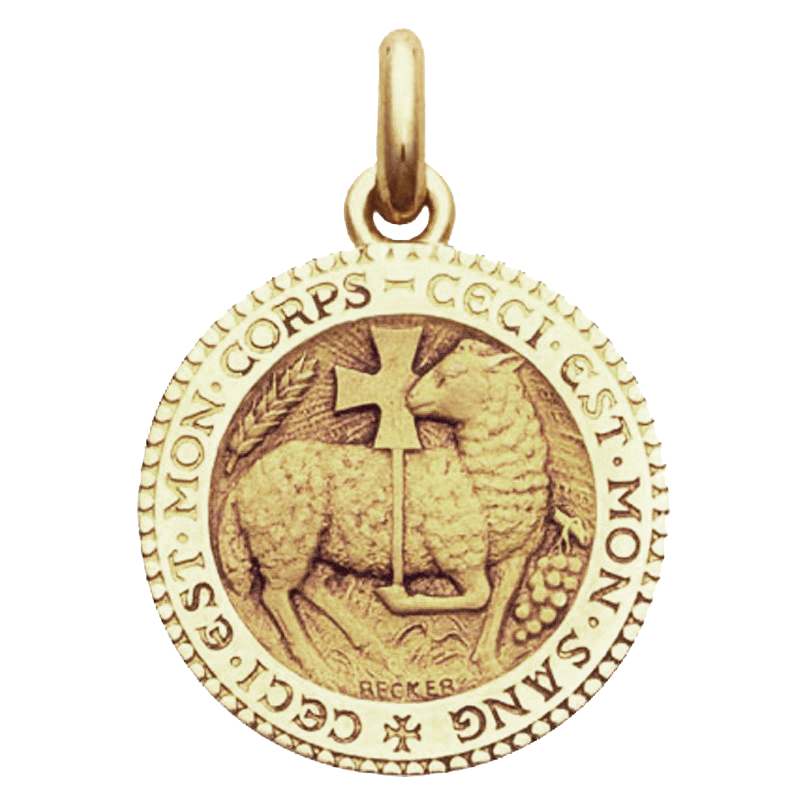 Medaille bapteme Agneau Pascal Medaille bapteme Agneau Pascal