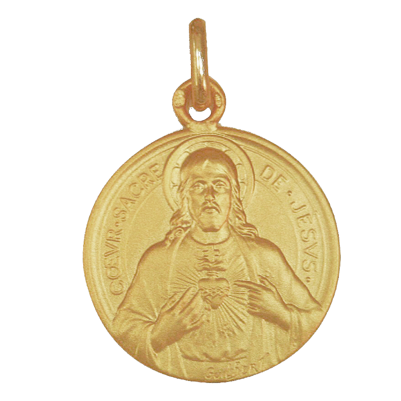 medaille bapteme Sacré Coeur de Jésus