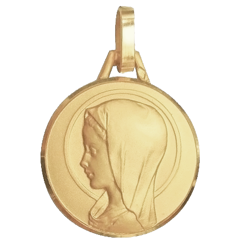 Medaille bapteme Pleine de grâces Medaille bapteme Pleine de grâces