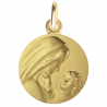 medaille bapteme Regard maternel