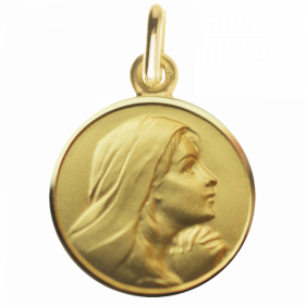 Medaille bapteme Marie Ange 9 carats