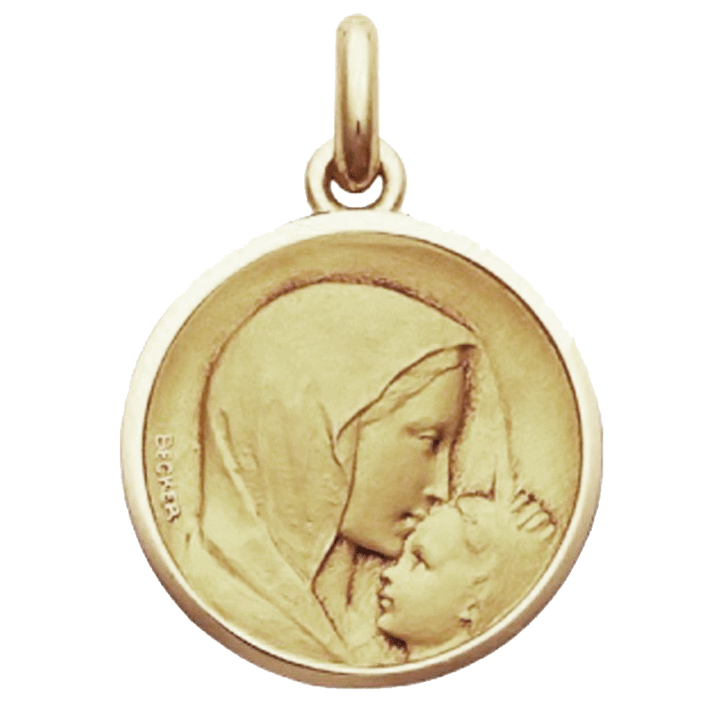 medaille bapteme Le Baiser