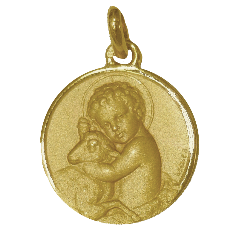 Medaille bapteme Enfant Jésus