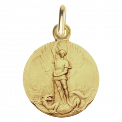 Medaille bapteme Saint Michel