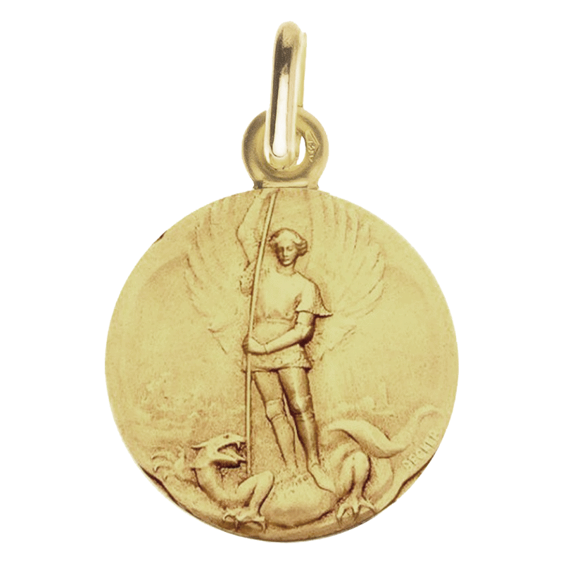 Medaille bapteme Saint Michel