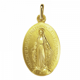 Medaille bapteme Marie conçue sans péché