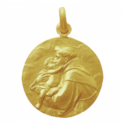Medaille Bapteme Saint Antoine de Padoue
