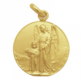 Medaille bapteme Ange gardien