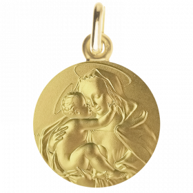 medaille bapteme Baiser Divin