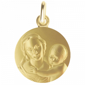 medaille bapteme Vierge au songe