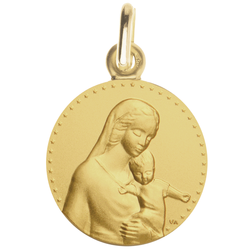 medaille bapteme Mère étoilée