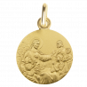 Medaille bapteme jésus et les enfants