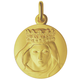 Medaille baptême fille : Notre dame de Laudate - Laudate