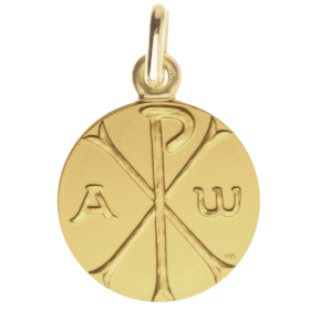 Médaille symbole du chrisme