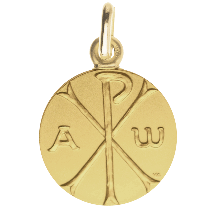 Medaille bapteme Symbole du Chrisme Medaille bapteme Symbole du Chrisme