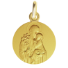 medaille de bapteme saint joseph protecteur laudate