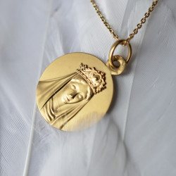 Medalla de bautismo Virgen...