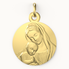 Médaille Vierge à l'enfant – Manufacture Mayaud