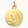 médaille mère sainte or 18 carats