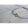 Mini croix trèfle bracelet