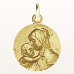 Medalla de bautismo Virgen...