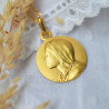 medaille bapteme vierge marie