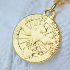 medaille saint esprit colombe laudate