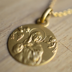 Médaille de baptême Notre...