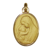medaille bapteme Vierge à l'Enfant ovale