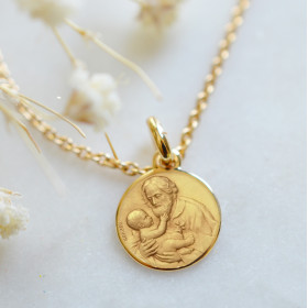 mini medaille bapteme Saint Joseph