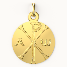 Médaille symbole du chrisme