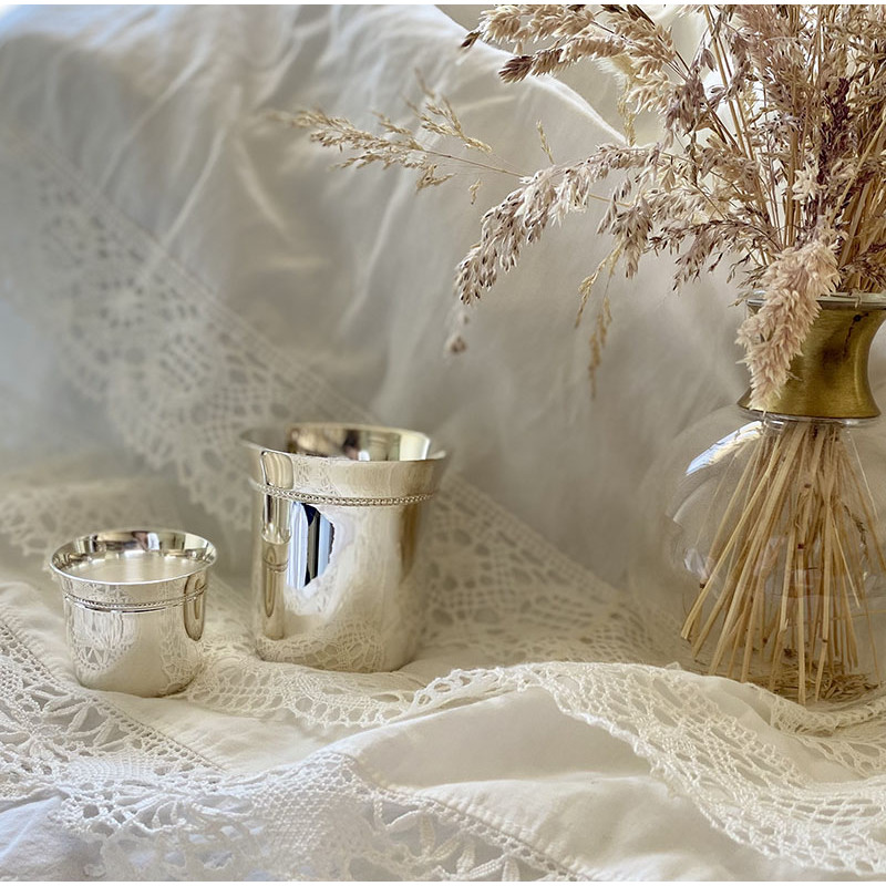 Timbale Baptême Perles