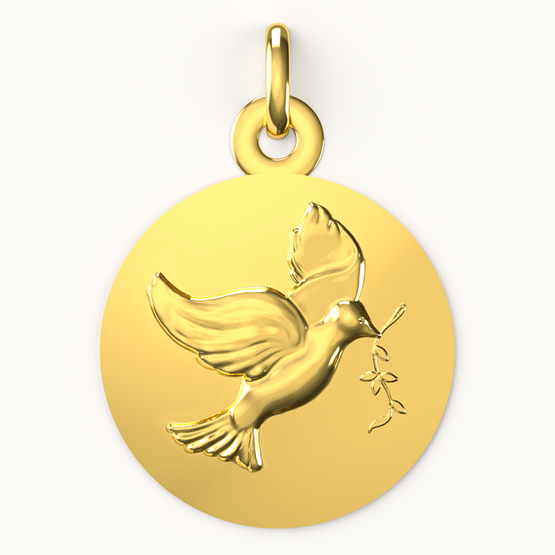 Médaille de baptême Colombe Médaille de baptême Colombe