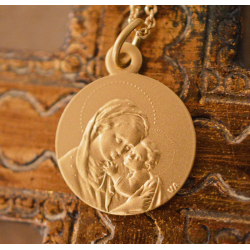 Médaille de baptême Reine des Cieux