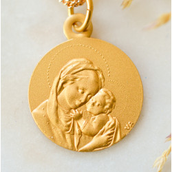 Médaille de baptême Reine des Cieux