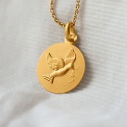 Médaille de baptême Colombe