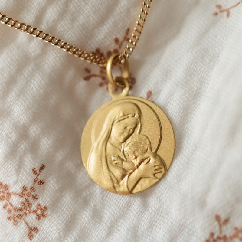 Médaille de baptême Amour Eternel Médaille de baptême Amour Eternel