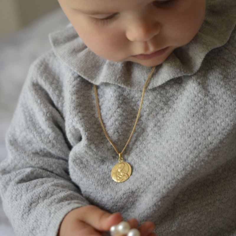 Médaille de baptême Amour Eternel Médaille de baptême Amour Eternel