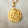 Médaille de baptême Amour Eternel 9 carats
