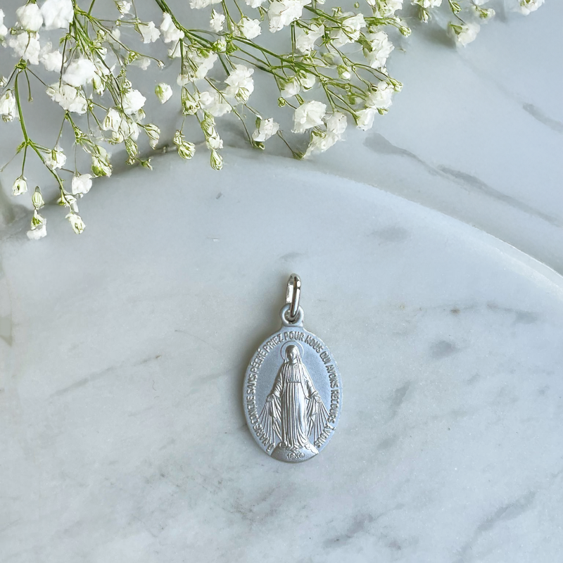 medaille miraculeuse argent laudate