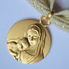 medaille mere protectrice 9 carats laudate