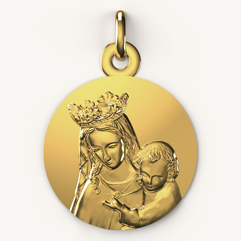 medaille de bapteme notre dame de toutes graces laudate