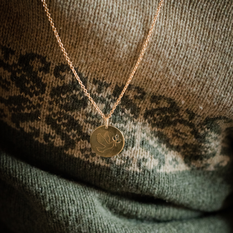 Médaille Colombe aux Rameaux