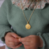 medaille de bapteme laudate colombe or 18 carats medaille de bapteme laudate colombe or 18 carats