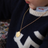 medaille de bapteme chrisme laudate