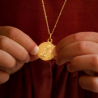 medaille bapteme Portrait de la vierge de Botticelli