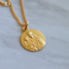 Médaille de baptême Notre Dame du Sacré-Cœur laudate