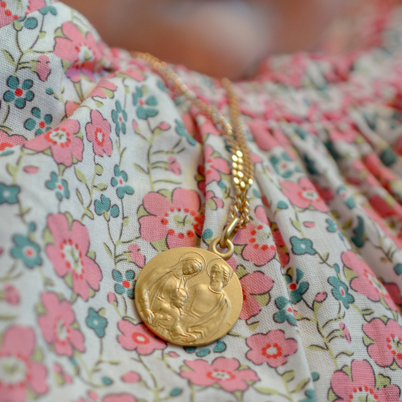 Medaille bapteme Très Sainte Famille