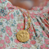 medaille de bapteme tres sainte famille or maison laudate