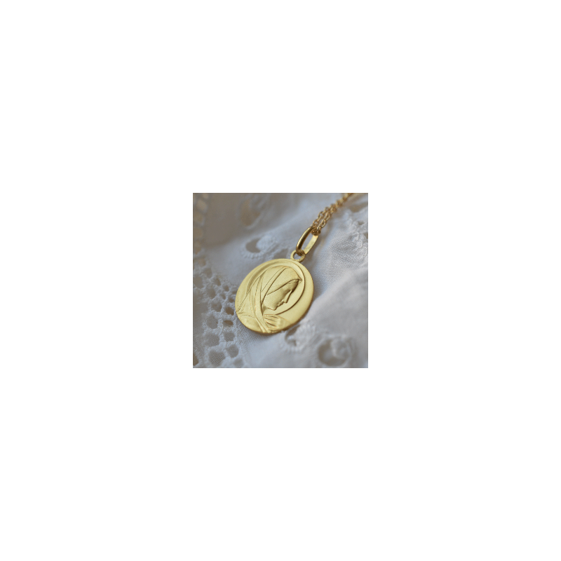 Médaille de baptême Sancta Maria Médaille de baptême Sancta Maria